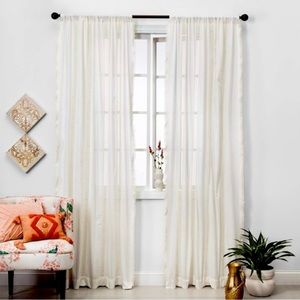 Light Filtering Lace Trim Curtain Panel from Opalhouse™.